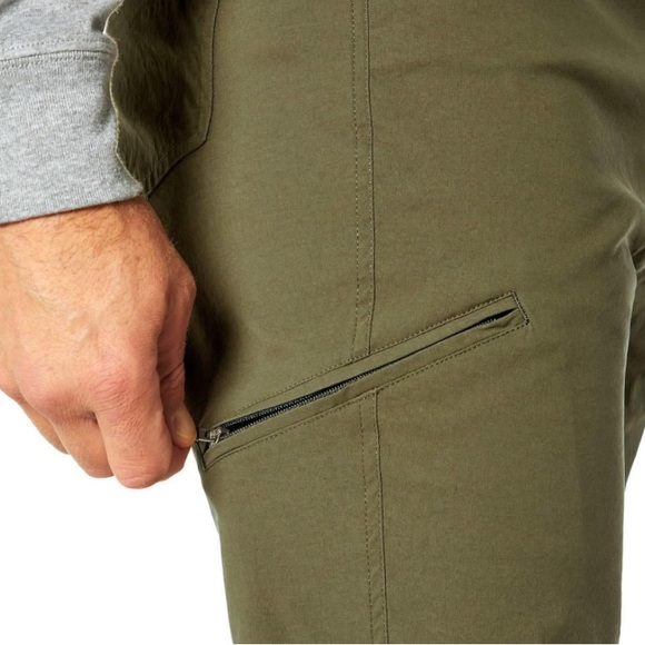 Orvis Mens Classic Collection Lightweight 5 Pocket Trek Pant - Olive Green - Picture 4 of 5